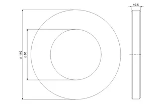 GRUNDFOS Zubehör für Umwälzpumpen Ausgleichsstücksatz DN80/DN80 25mm – Bild 2