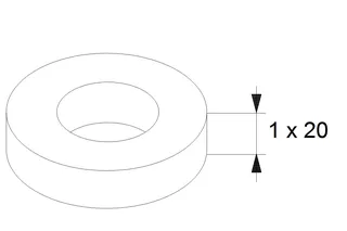 GRUNDFOS Zubehör für Umwälzpumpen Ausgleichsstücksatz A80-20 DN80 PN10 – Bild 2