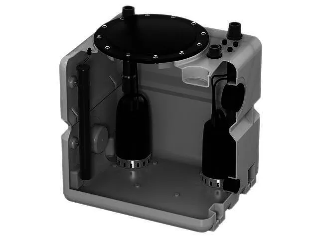 GRUNDFOS Hebeanlage DUOLIFT.270.40.CC Behälter+Innenleben