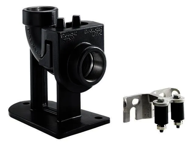 GRUNDFOS Zubehör f.Schmutz-/Abwasserpum. Kupplungsfußkrümmer Rp 2"