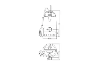 GRUNDFOS Kellerentwässerungspumpe Unilift CC-7 AISI316 1x230V 0,38kW 10m K – Bild 2