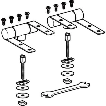 Geberit Set Scharniere für WC-Sitz Preciosa