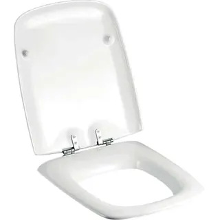 Geberit Cavelle WC-Sitz, weiß Scharniere Edelstahl – Bild 2