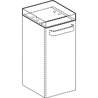 Geberit Renova Comfort Abdeckplatte 27,3x5x30,2cm, grafit – Bild 3