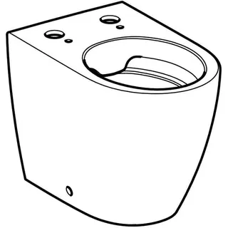 Stand WC-Tiefspüler T: 56cm f. Geberit AquaClean Tuma, weiß KeraTect – Bild 3