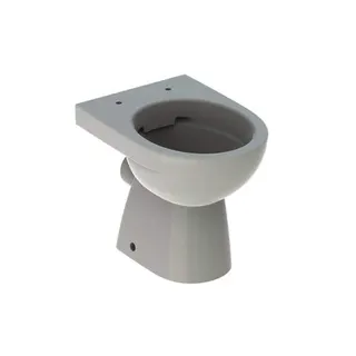 Geberit Renova Stand-WC Tiefspüler, Abg.horiz teilgeschl. Form, Rimfree, pergamon – Bild 2