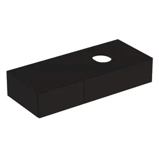 Geberit VariForm US für AS-Waschtisch, m. 2 Schubl. 120x23,5x51cm, lava lackiert matt – Bild 2