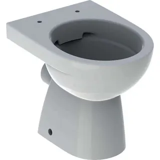 Geberit Renova Stand-WC Tiefspüler, Abg.horiz teilgeschlossene Form Rimfree, weiß Tect – Bild 2