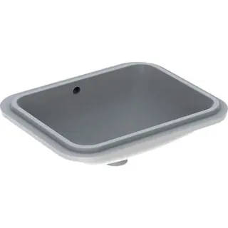 Geberit VariForm Unterbau-Waschtisch, rechteckig 53x44cm, o. Hl, mit Überlauf, glasiert/weiß – Bild 2