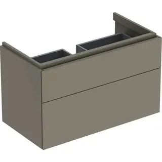 Geberit Xeno2 Unterschrank f. Waschtisch, 2 Schubl. 88x53x46,2cm, greige – Bild 2
