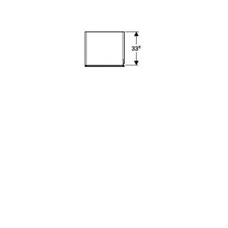 Geberit Xeno2 Hochschrank mit einer Tür und Innenspiegel, 40x170x35,1cm, weiß – Bild 5