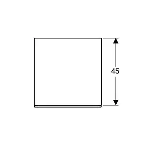 Geberit Xeno2 Seitenschrank mit 2 Schubladen 45x51x46,2cm, greige – Bild 5