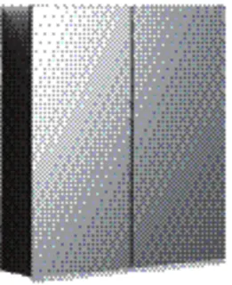 Geberit Option Plus Spiegelschrank m. Beleuchtung, zwei Türen, 60x70x17,2cm