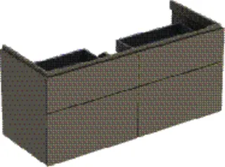 GE Xeno2 Unterschrank f. WT m. B:120cm m. 4 Schubl., 117,4x53x46,2cm, greige