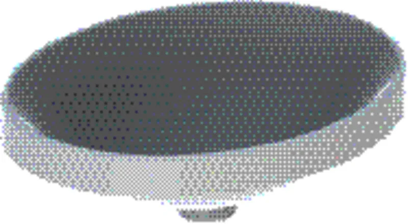Geberit VariForm Einbauwaschtisch, oval 50x40cm, o. Hl, ohne Überlauf, weiß gl