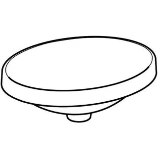Geberit VariForm Einbauwaschtisch, oval 50x40cm, o. Hl, ohne Überlauf, weiß gl – Bild 3