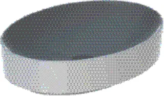 Geberit VariForm Aufsatzwaschtisch, oval 55x40cm, o. Hl, ohne Überlauf, weiß, KeraTect