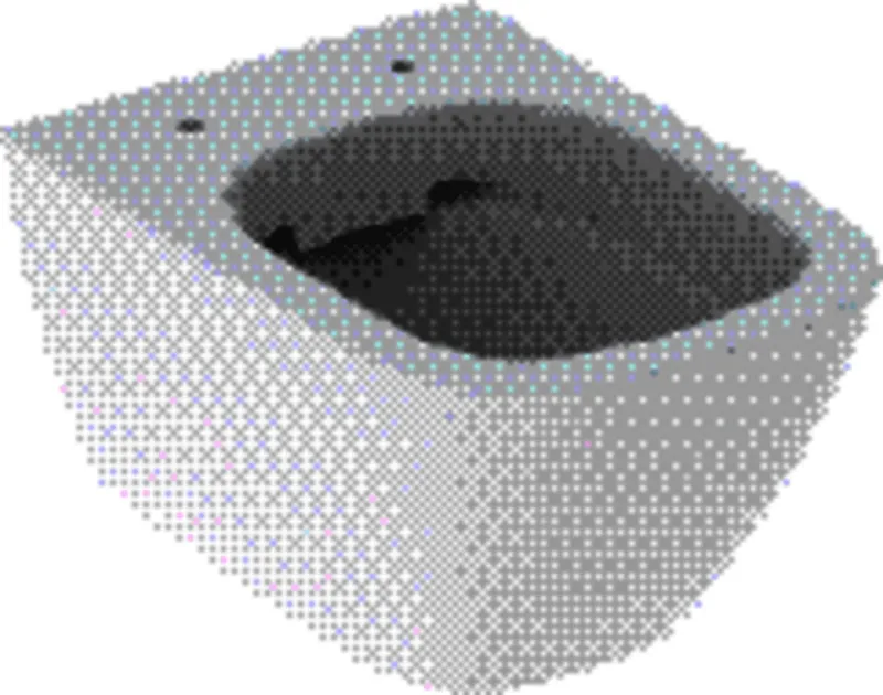 Geberit Smyle Square WWC Tiefspüler Rimfree, Ausld. 49cm, weiß, KeraTect