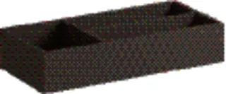 GE Xeno2 Schubladeneinsatz T-Teilung 32,3x6,2x15cm, sculturagrau