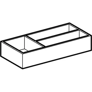 Geberit Xeno2 Schubladeneinsatz T-Teilung 32,3x6,2x15cm, sculturagrau – Bild 3