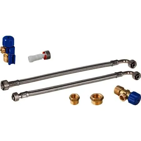 Geberit Wasseranschlussset hinten mittig zu Monolith Sanitärmodul, für WC 114 cm