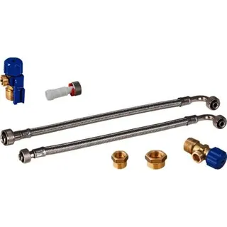 Geberit Wasseranschlussset hinten mittig zu Monolith Sanitärmodul, für WC 114 cm