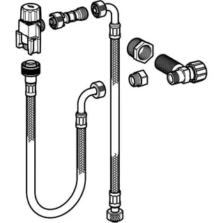Geberit Wasseranschlussset hinten mittig zu Monolith Sanitärmodul, für WC 114 cm – Bild 3