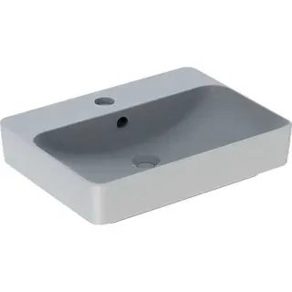 Geberit VariForm Aufsatz-Waschtisch, rechteckig mit HLB, 60x45cm, mit Überlauf, weiß, KeraTect – Bild 2