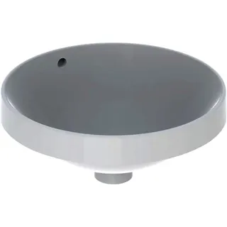 Geberit VariForm Einbauwaschtisch, rund 40cm, o. Hl, mit Überlauf, glasiert, weiß – Bild 2