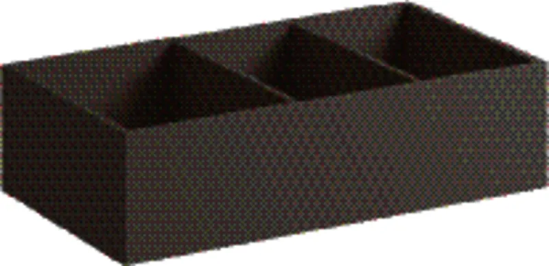 Geberit Xeno2 Schubladeneinsatz H-Teilung 37,3x6,2x20,8cm, sculturagrau