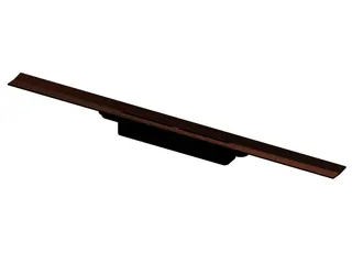 TECEdrainprofile Duschprofil, 800 mm, Edelstahl, Rotgold gebürstet