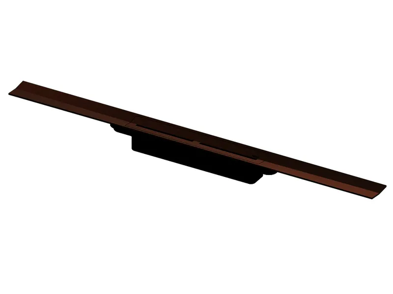 TECEdrainprofile Duschprofil, 1000 mm, Edelstahl, Rotgold gebürstet