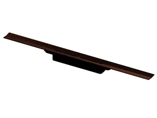 TECEdrainprofile Duschprofil, 1000 mm, Edelstahl, Rotgold gebürstet