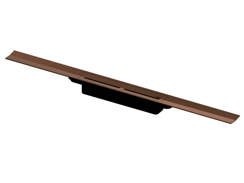 TECEdrainprofile Duschprofil, 1200 mm, Edelstahl, Rotgold gebürstet