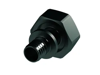 TECEflex Eurokonusverschraubung 3/4" Dim. 20 mit Flex Pressanschl. vernickelt