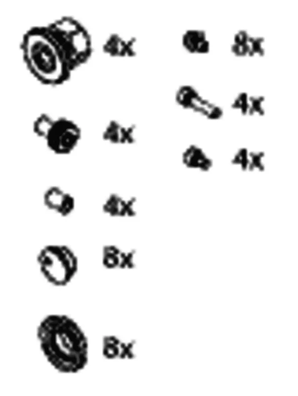 KR Kermi EBIN010 Set Laufrolle