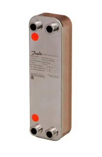 Danfoss Plattenwärmeübertrager XB06L-1 MicroPlate, 16 Platten, gelötet – Bild 2