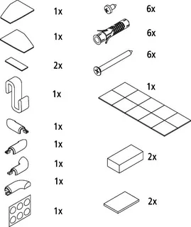 Kermi ZBFX006 Set Montagekleinteile – Bild 2