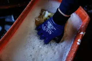 Handschuhe Winter Aqua Guard Gr.10 schwa rz/blau EN 388,EN 511 PSA II OPTIFLEX