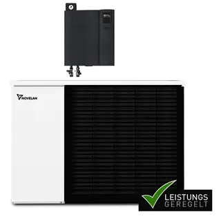 Novelan Wärmepumpe, L/W, LADV 9-HDV 12 400V, heizen, Außen, frequenzger., Dual – Bild 2