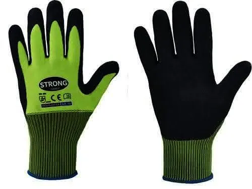 Handschuhe Flexter Gr.9 neogelb/grau EN 388 PSA II 12 PA