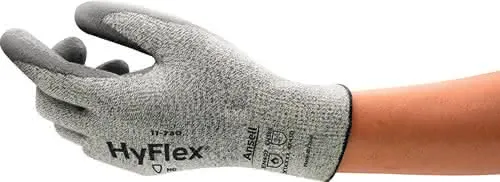 Schnittschutzhandschuhe HyFlex® 11-730 G r.11 grau EN 388 PSA II 12 PA