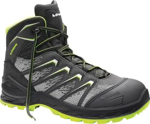 Sicherheitsstiefel Larrox Work GTX grey Mid Gr.48 grau/grün S3 CI/HI/HRO/SRC