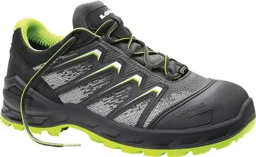 Sicherheitsschuh Larrox Work GTX grey Lo Gr.48 grau/grün S3 CI/HI/HRO/SRC
