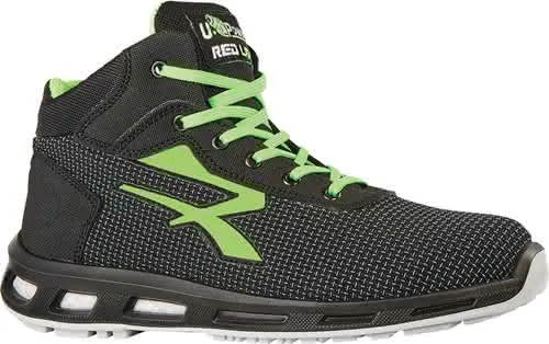 Sicherheitsstiefel RedLion HARD Gr.46 sc hwarz/grün S3 SRC ESD EN20345