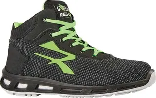 Sicherheitsstiefel RedLion HARD Gr.40 sc hwarz/grün S3 SRC ESD EN20345
