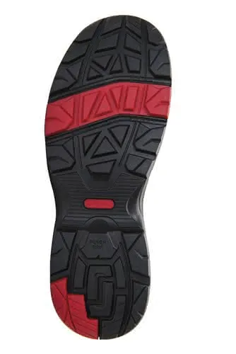 Sicherheitsstiefel Bailey Gr.45 schwarz/ rot Leder S3 SRC HRO WR EN20345 BAAK