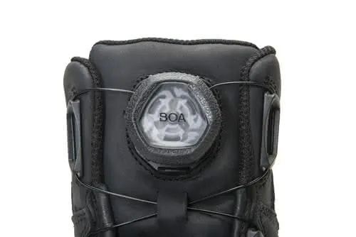 Sicherheitsstiefel Braxton Gr.40 schwarz /rot Leder S3 SRC HRO EN20345 BAAK