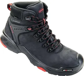 Sicherheitsstiefel Bailey Gr.42 schwarz/ rot Leder S3 SRC HRO WR EN20345 BAAK