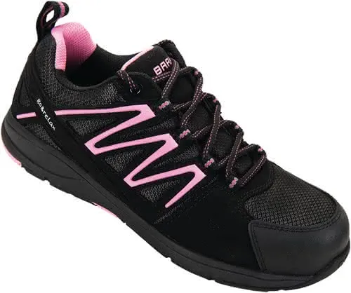 Damensicherheitsschuh Silvy2 Gr.37 schwa rz/pink S1P SRC EN20345